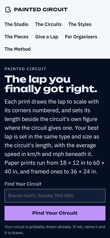 Painted Circuit on a phone